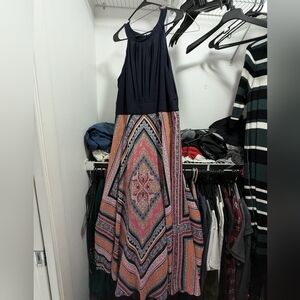 High neck dress